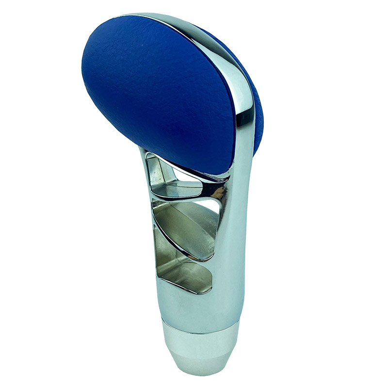 Βλησαρούλης Car Center - Πόμολο Λεβιέ Ταχυτήτων Universal Μπλε/Νίκελ Με 3 Τρύπες Για Κανονική Όπισθεν 37005