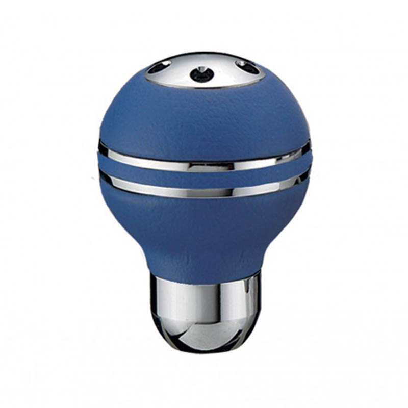 Βλησαρούλης Car Center - Πόμολο Λεβιέ Ταχυτήτων Universal Μπλε Με Νίκελ Στεφάνια Στρόγγυλο Για Κανονική Όπισθεν 37008