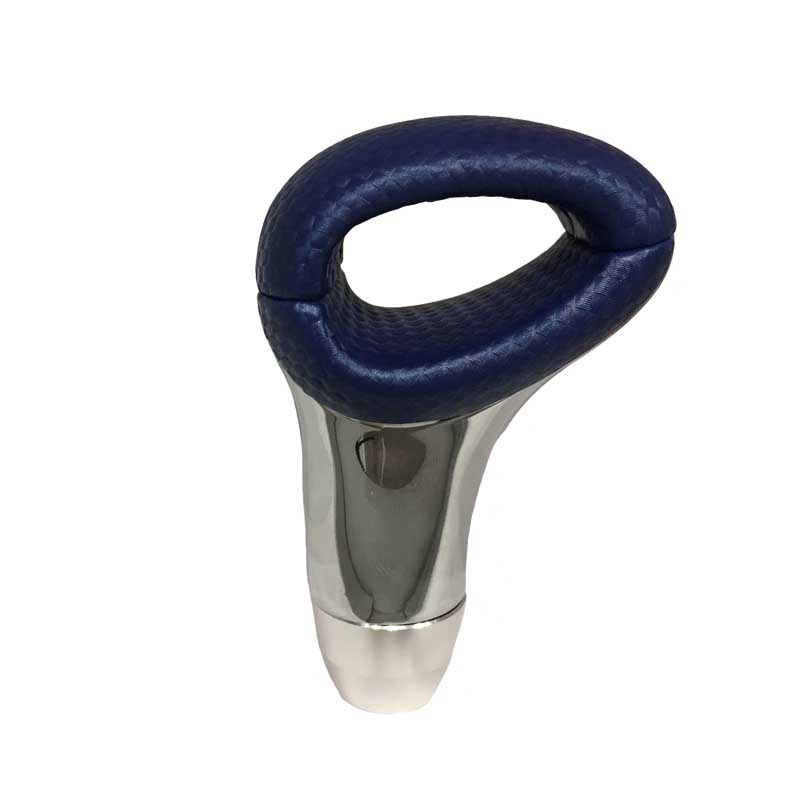 Βλησαρούλης Car Center - Πόμολο Λεβιέ Ταχυτήτων Universal Μπλε/Νίκελ Με Τρύπα Για Κανονική Όπισθεν 37019