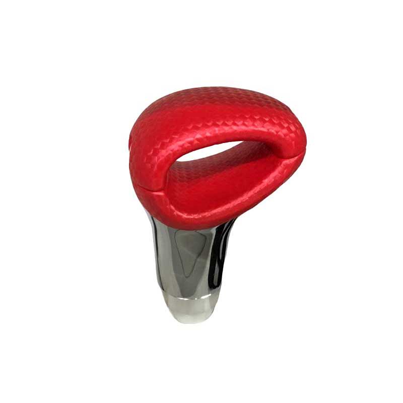 Βλησαρούλης Car Center - Πόμολο Λεβιέ Ταχυτήτων Universal Κόκκινο/Νίκελ Με Τρύπα Για Κανονική Όπισθεν 37020