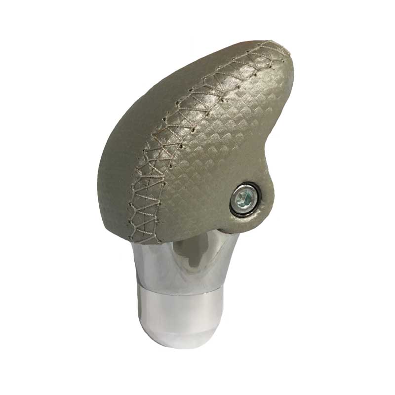 Βλησαρούλης Car Center - Πόμολο Λεβιέ Ταχυτήτων Universal Γκρι Με Νίκελ Οβάλ Σπαστό Για Κανονική Όπισθεν 37033