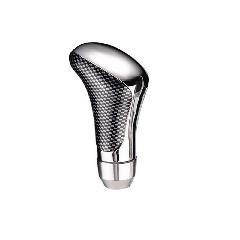 Βλησαρούλης Car Center - Πόμολο Λεβιέ Ταχυτήτων Universal Carbon/Νικελ Οβάλ Για Κανονική Όπισθεν 37064