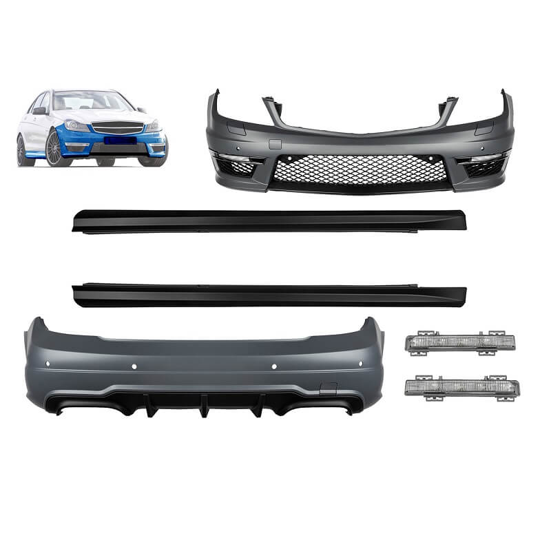 Βλησαρούλης Car Center - Body Kit Για Mercedes-Benz C-Class W204 07-14 C63 Facelift Amg Look Με DRL
