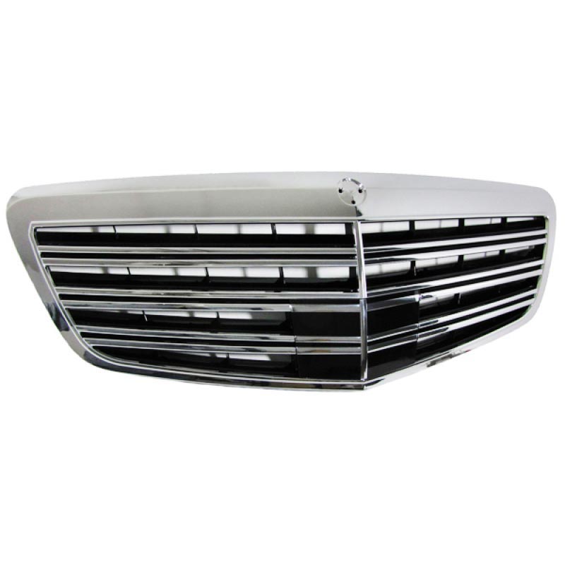 Βλησαρούλης Car Center - Μάσκα Για Mercedes-Benz S-Class W221 09-13 S63 S65 Amg Look Χρώμιο/Μαύρο 1 Τεμάχιο