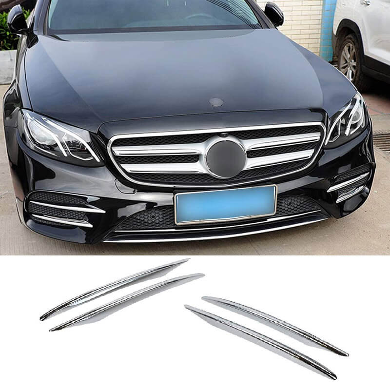 Βλησαρούλης Car Center - Τριμ Προφυλακτήρα Εμπρός Χρωμίου Για Mercedes-Benz E-Class W213 16+ Σετ 4 Τεμαχίων