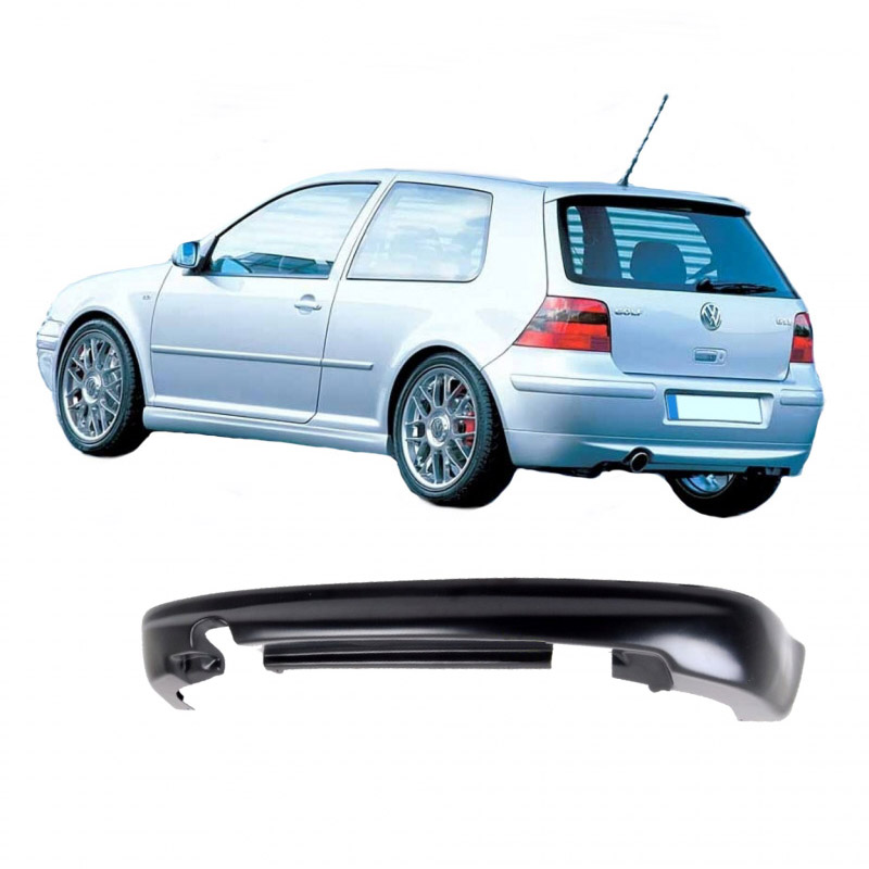 Βλησαρούλης Car Center - Spoiler Πίσω Προφυλακτήρα Για VW Golf IV (4) 98-04 Edition 25 Look Με Τρύπα Για Εξάτμιση  Από Abs Πλαστικό Maxton Design 1 Τεμάχιο