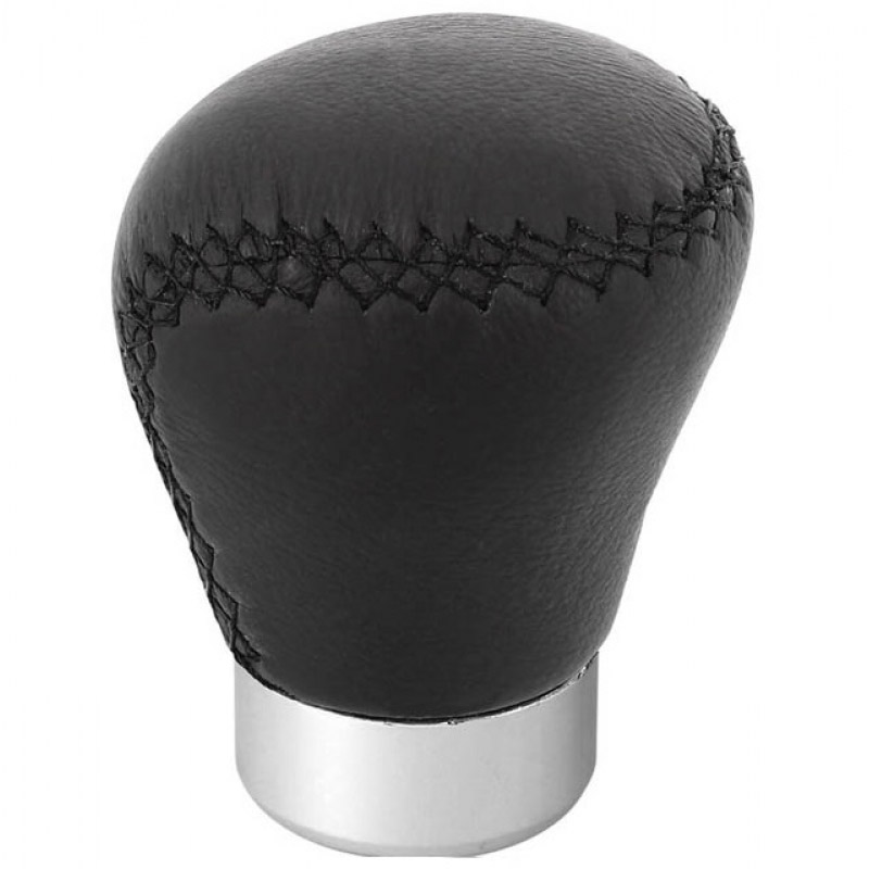 Βλησαρούλης Car Center - Πόμολο Λεβιέ Ταχυτήτων Universal Μαύρο Με Μαύρες Ραφές Οβάλ Για Κανονική Όπισθεν 37081