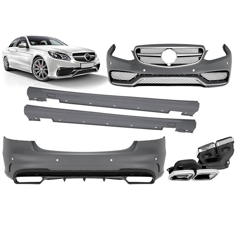 Βλησαρούλης Car Center - Body Kit Για Mercedes-Benz E-Class W212 13-16 Facelift Amg Look Με Μάσκα &  Μπούκες