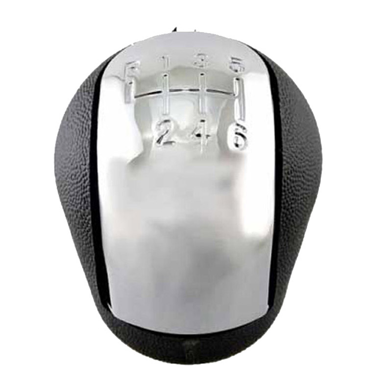 Βλησαρούλης Car Center - Πόμολο Λεβιέ Ταχυτήτων Μαρκέ Μαύρο/Χρώμιο Για Opel Vectra C Με 6 Ταχύτητες GK0944