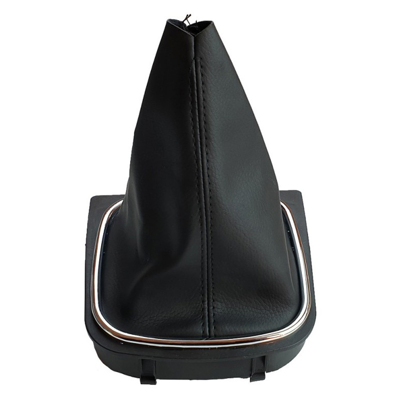 Βλησαρούλης Car Center - Φυσούνα Λεβιέ Ταχυτήτων Μαρκέ Με Βάση Για VW Golf V (5) 03-08 / VW Golf VI (6) 08-11 Μαύρο / Χρώμιο GK0055