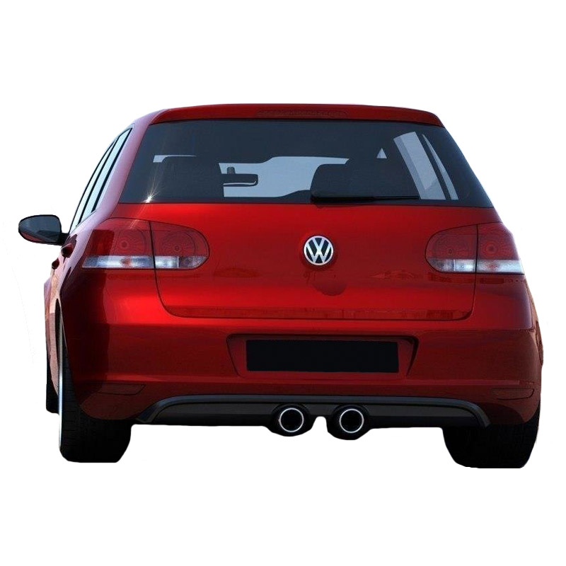 Βλησαρούλης Car Center - Diffuser Πίσω Προφυλακτήρα Για VW Golf VI (6) 08-12 R32 Look Golf 5 Μαύρο Ματ Maxton Design Από Abs Πλαστικό 1 Τεμάχιο