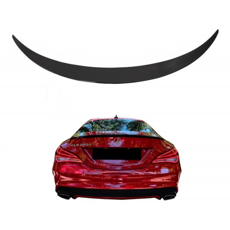 Βλησαρούλης Car Center - Αεροτομή Πόρτ Παγκάζ Για Mercedes-Benz CLA W117 13-19 Γυαλιστερή Μαύρη Από Abs Πλαστικό