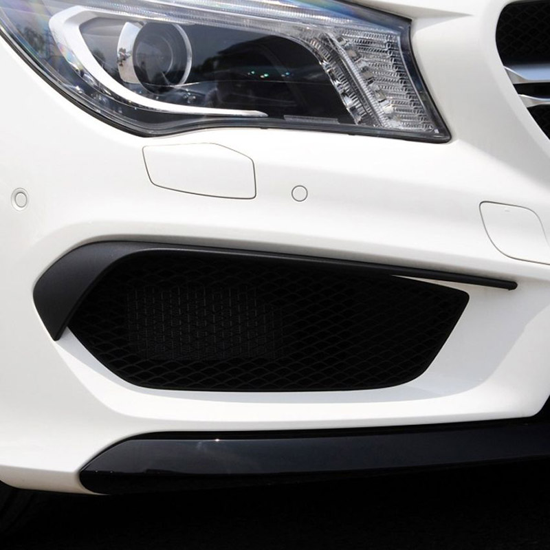 Βλησαρούλης Car Center - Πλαινά Πτερύγια Μπροστινού Προφυλακτήρα Για Mercedes-Benz CLA W117 13-17  Με Amg Προφυλακτήρα Γυαλιστερό Μαύρο 2 Τεμάχια