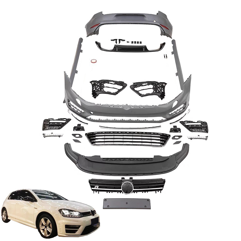 Βλησαρούλης Car Center - Body Kit Για VW Golf VII (7) 13-17 R-Line Look Σετ Με Μάσκα & Led Daylights