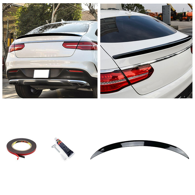 Βλησαρούλης Car Center - Αεροτομή Πορτ Παγκάζ Για Mercedes-Benz GLE Coupe C292 15-19 Γυαλιστερή Μαύρη Από Abs Πλαστικό