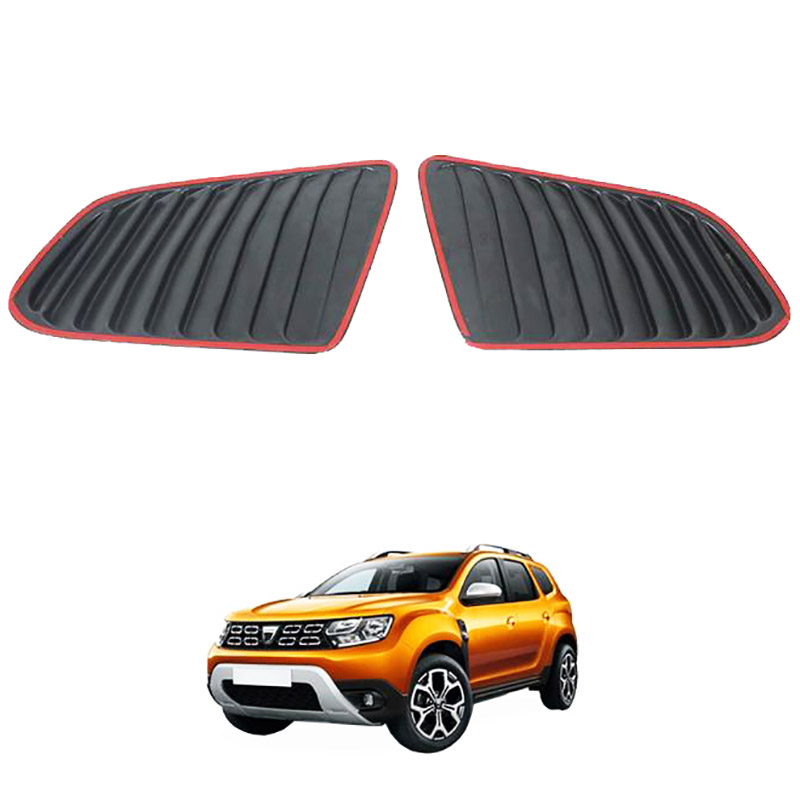 Βλησαρούλης Car Center - Καπάκια Πισινών Παραθύρων Για Dacia Duster 2018+ Μαύρα "Munstang Look" 2 Τεμάχια