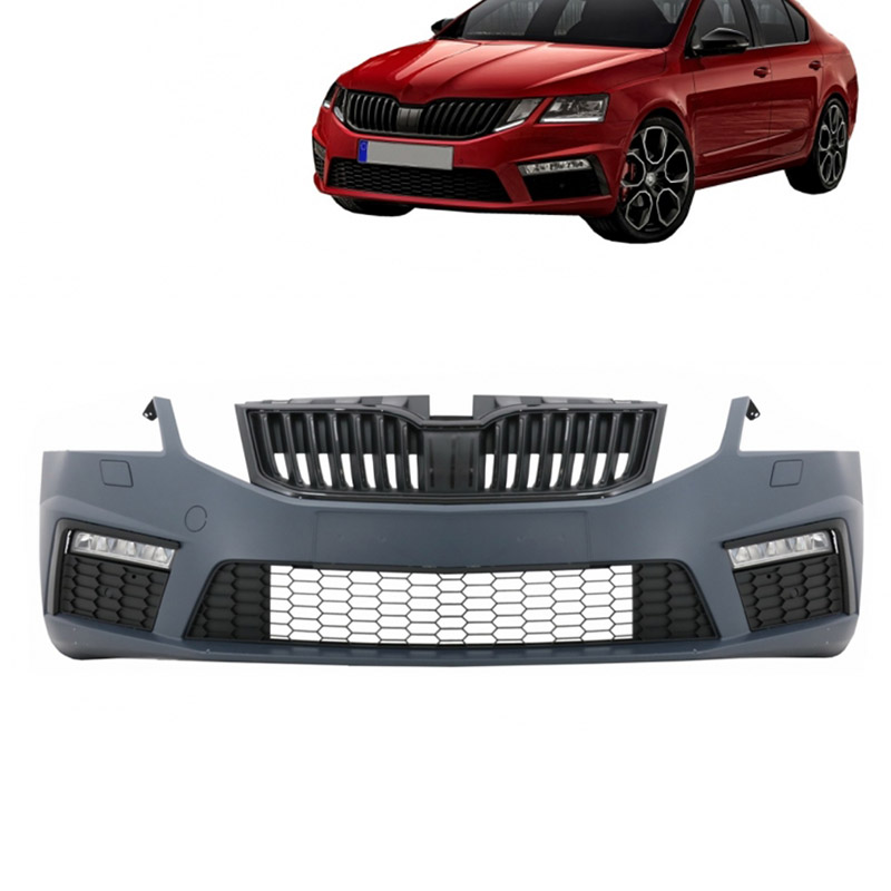 Βλησαρούλης Car Center - Μπροστινός Προφυλακτήρας Για Skoda Octavia 3 (5E) 17-19 Facelift RS Look Με DRL