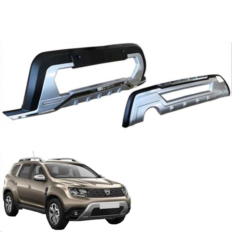 Βλησαρούλης Car Center - Skid Plates Προφυλακτήρων Body kit Για Εμπρός Και Πίσω Προφυλακτήρα Dacia Duster 2018+ Με DRL 2 Τεμάχια