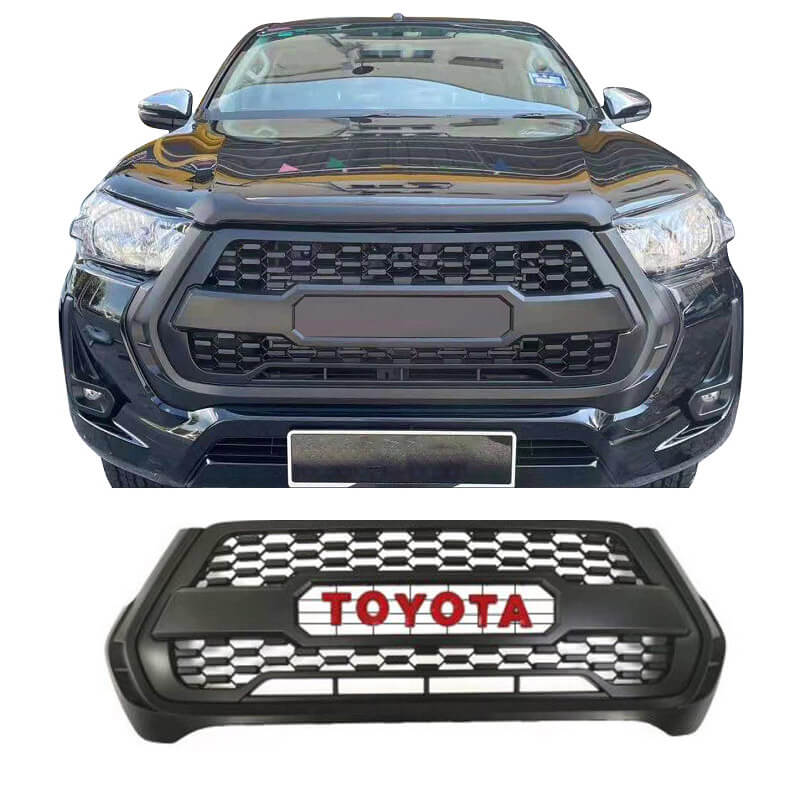 Βλησαρούλης Car Center - Μάσκα Για Toyota Hilux 21+ 4 Πορτο & 1,5 Cab Μαύρο Χρώμα
