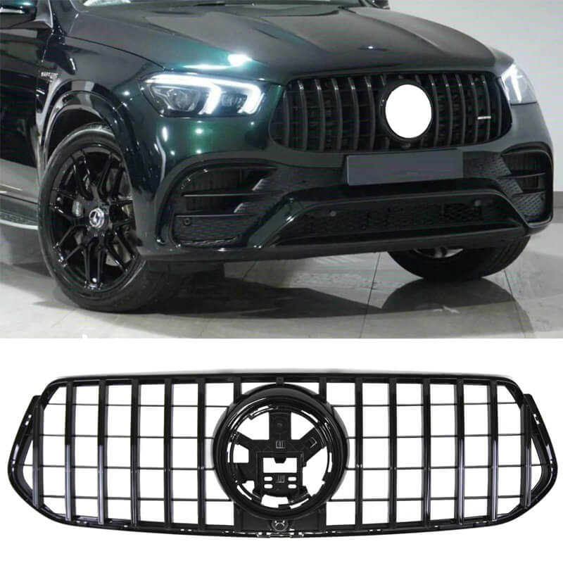 Βλησαρούλης Car Center - Μάσκα Για Mercedes-Benz GLE-Class W167/C167/V167 19+ GT Amg Panamericana Look Μαύρο 1 Τεμάχιο