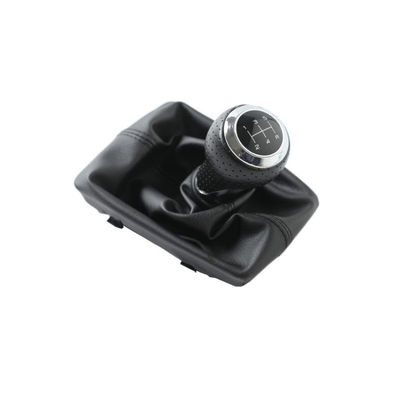 Βλησαρούλης Car Center - Πόμολο Λεβιέ Ταχυτήτων Με Φυσούνα Μαρκέ Μαύρο Για Audi A4 B6/B7 Με 5 Ταχύτητες