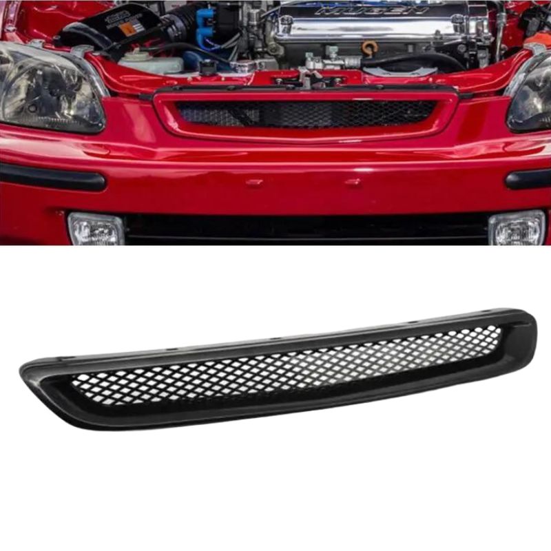 Βλησαρούλης Car Center - Μάσκα Για Honda Civic 96-99 Sport Look Χωρίς Σήμα Μαύρη Γυαλιστερή 1 Τεμάχιο