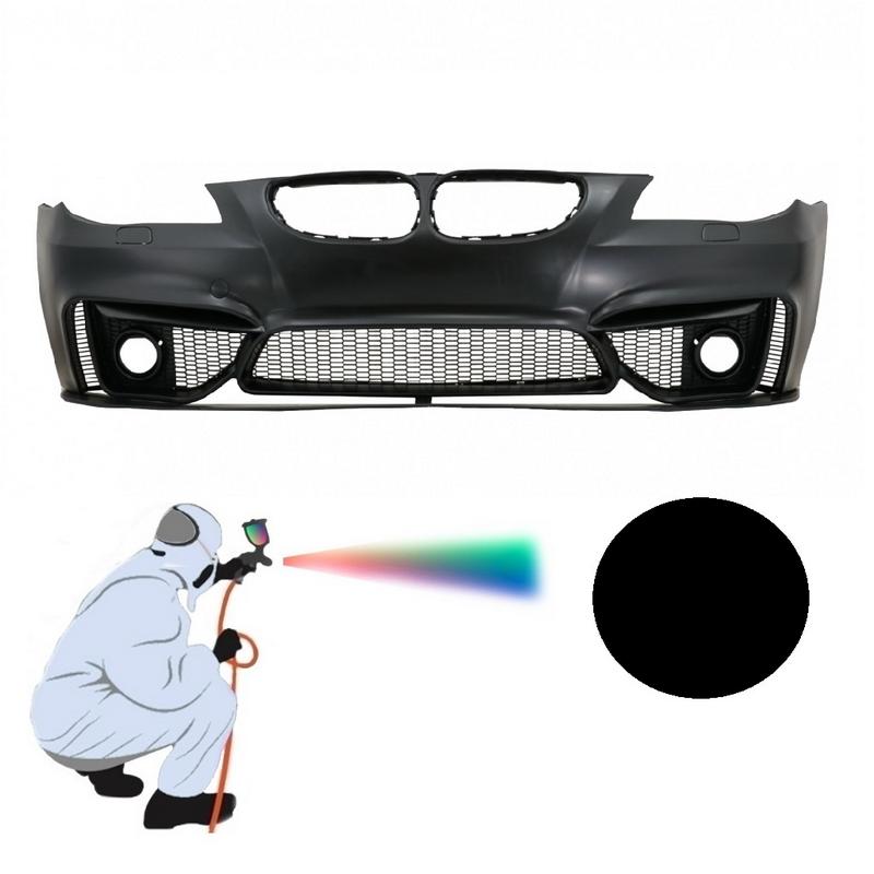 Βλησαρούλης Car Center - Μπροστινός Προφυλακτήρας Για Bmw 5 E60 03-10 M4 Look Με Τρύπες Για Προβολείς Ομίχλης Βαμμένος Μαύρος