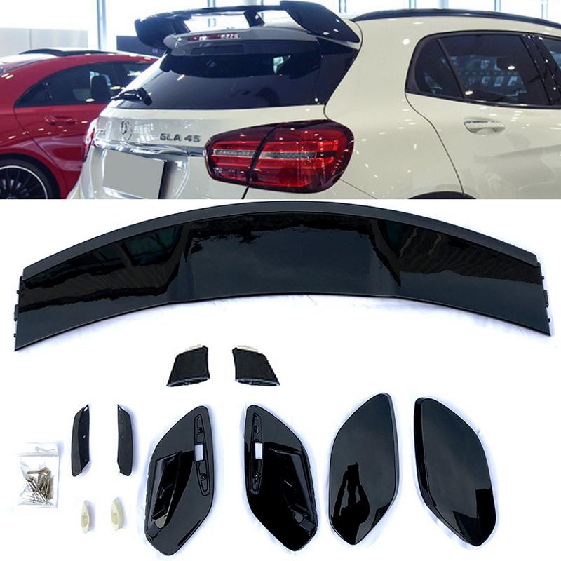 Βλησαρούλης Car Center - Αεροτομή Οροφής Για Mercedes-Benz GLA X156 14-19 Amg GLA45 Look Γυαλιστερή Μαύρη Από Abs Πλαστικό