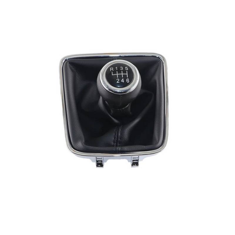 Βλησαρούλης Car Center - Πόμολο Λεβιέ Ταχυτήτων Με Φυσούνα Μαρκέ Μαύρο Για VW Tiguan / Sharan / Golf Plus Με 6 Ταχύτητες