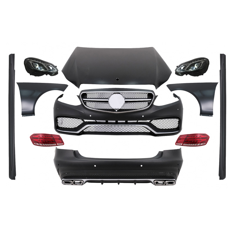 Βλησαρούλης Car Center - Body Kit Για Mercedes-Benz E-Class W212 09-13 Full Upgrade To13-16 Facelift Amg Look Με Προφυλακτήρες, Μαρσπιέ, Μάσκα, Μπούκες, Φτερά, Καπό, Φανάρια