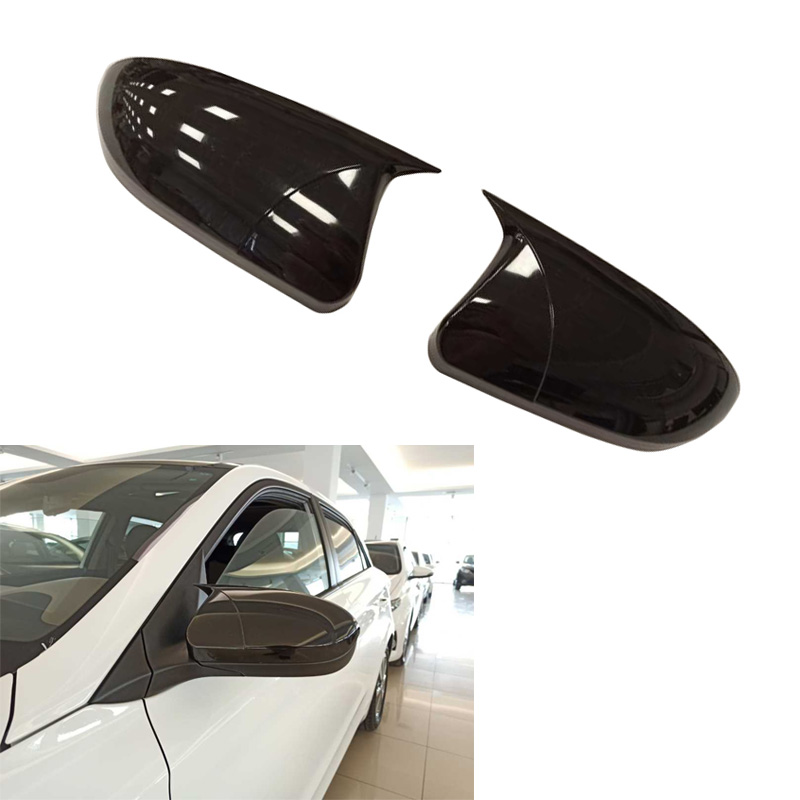 Βλησαρούλης Car Center - Καπάκια Καθρεφτών Για Hyundai I20 2014-2020 Χωρίς Φλας Γυαλιστερό Μαύρο 2 Τεμάχια