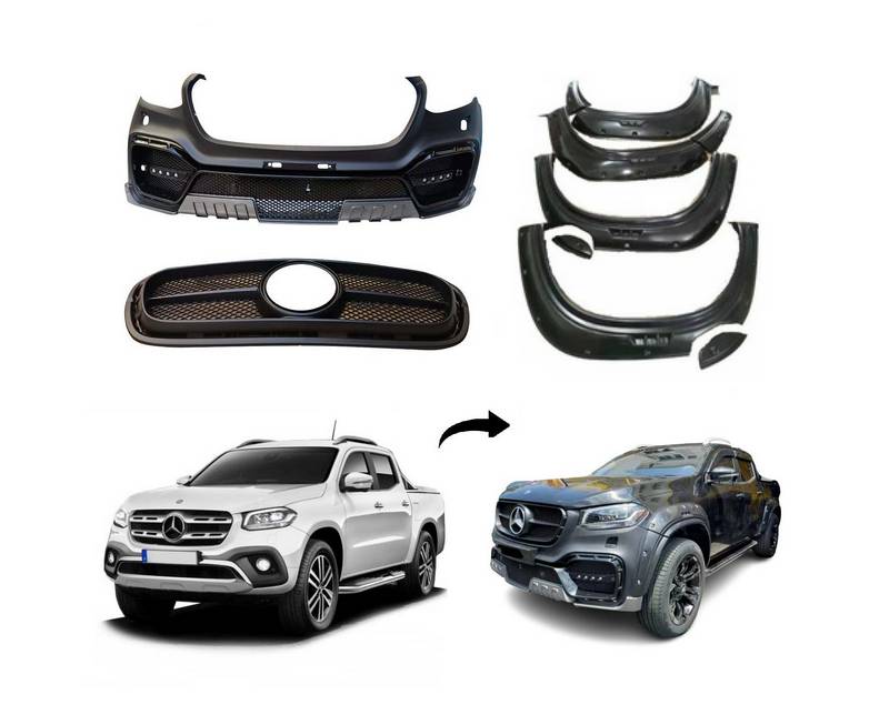 Βλησαρούλης Car Center - Body Kit Για Mercedes-Benz  X-Class W470 2017+ Amg Look Με DRL