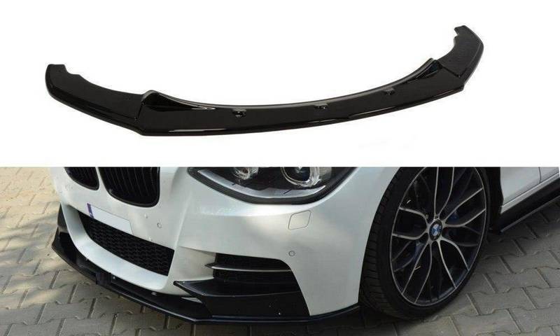 Βλησαρούλης Car Center - Μπροστινό Spoiler Για Bmw 1 F20 11-15 M-Pack Μαύρο Γυαλιστερό