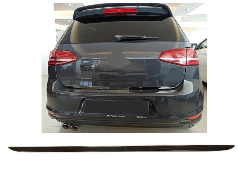 Βλησαρούλης Car Center - Διακοσμητικό - Προστατευτικό Πορτ-Παγκάζ Για VW Golf VII (7) 2013-2020 4 Doors Stick-on Γυαλιστερό Μαύρο