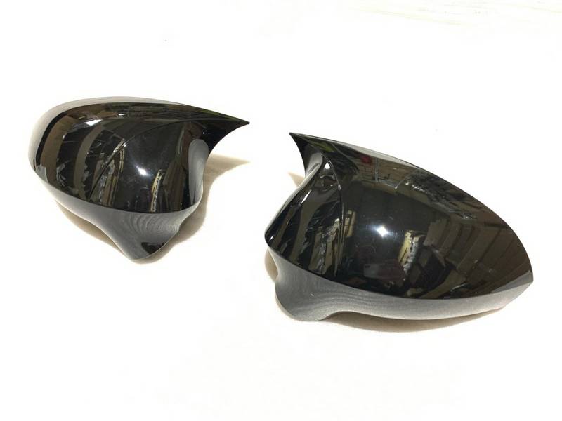 Βλησαρούλης Car Center - Καπάκια Καθρεφτών Για Seat Leon 1P Facelift 2009-2012 M4 Look Μαύρο Γυαλιστερό 2 Τεμάχια