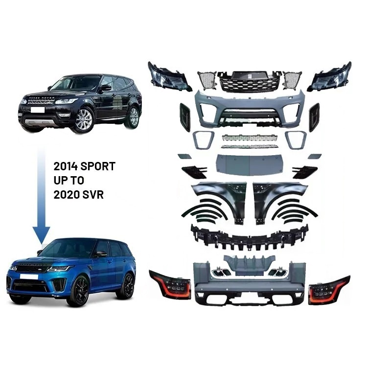 Βλησαρούλης Car Center - Body Kit Για Land Rover Range Rover Sport L494 2014-2017 Upgrade To 2018+ SVR Look