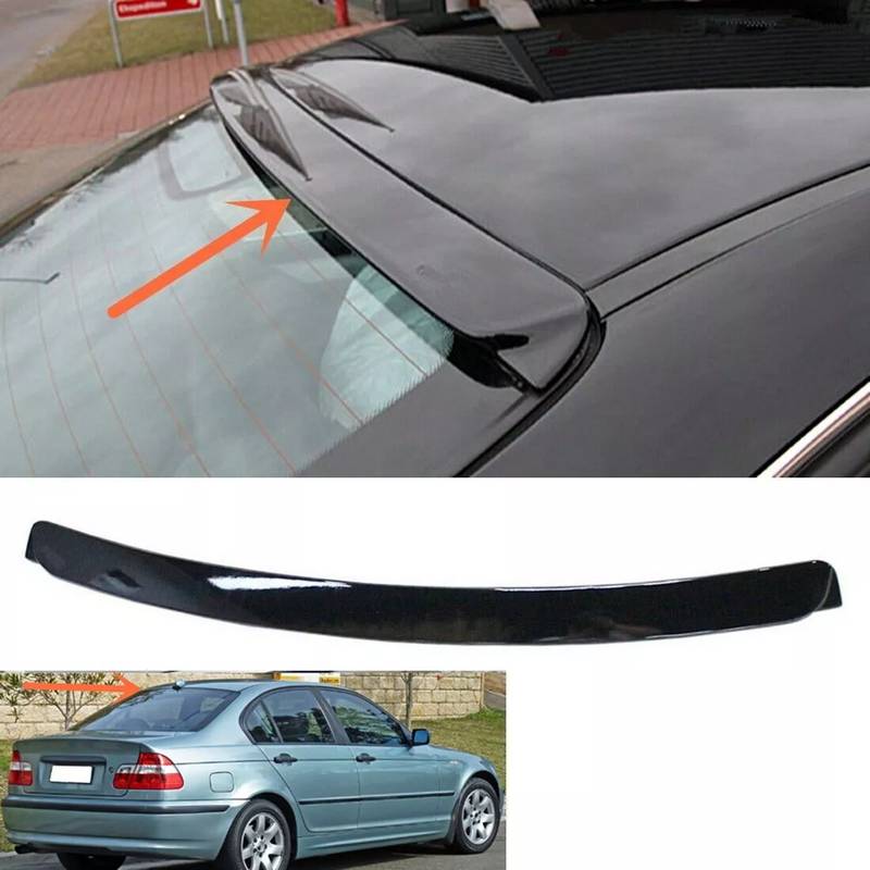 Βλησαρούλης Car Center - Αεροτομή Οροφής Για Bmw 3 E46 Sedan 99-05 Piano Black Abs Πλαστικό AC Look