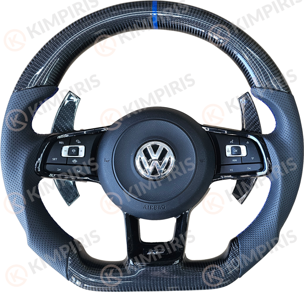 Βλησαρούλης Car Center - Τιμόνι Αυτοκινήτου για Volkswagen μαρκέ (Blue Edition)
