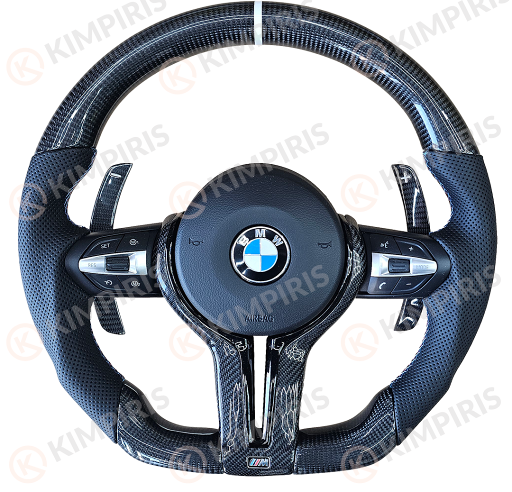 Βλησαρούλης Car Center - Τιμόνι Αυτοκινήτου για BMW μαρκέ (White Edition)