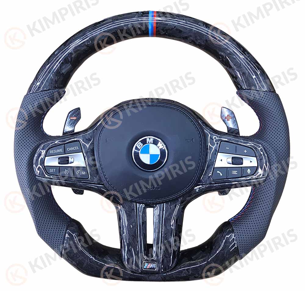 Βλησαρούλης Car Center - Τιμόνι Αυτοκινήτου για BMW μαρκέ (Forge Carbon Tricolore) (G Series)