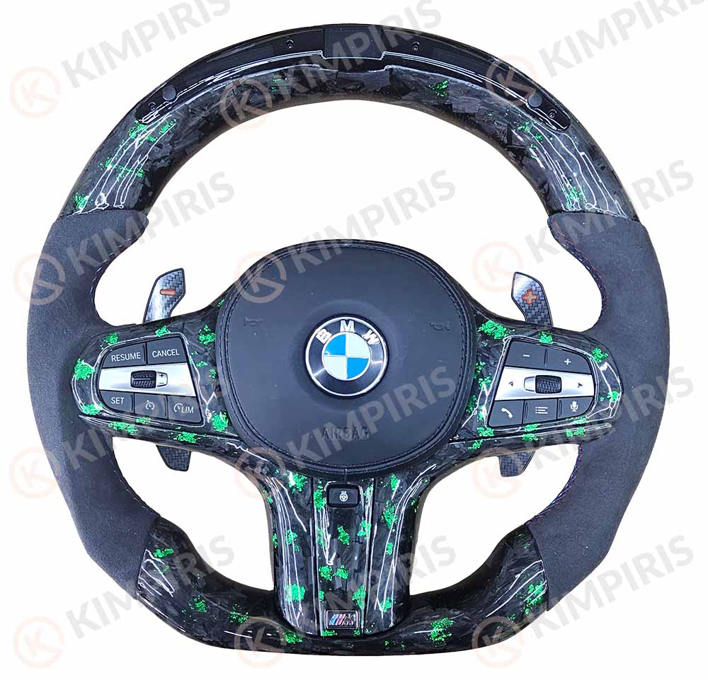 Βλησαρούλης Car Center - Τιμόνι Αυτοκινήτου για BMW μαρκέ (Green Carbon Edition) (G Series)
