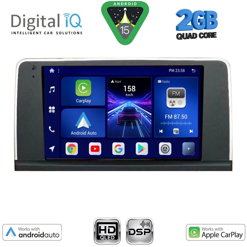 Βλησαρούλης Car Center - DIGITAL IQ BXC 3061_CPAA (9inc) (CIC) MULTIMEDIA TABLET for BMW X5 (E70) – X6 (E71) mod. 2007-2013