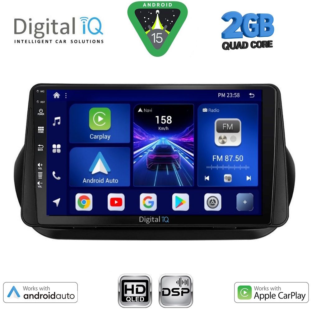 Βλησαρούλης Car Center - DIGITAL IQ BXC 3142_CPAA (9inc) MULTIMEDIA TABLET for CITROEN – FIAT – PEUGEOT mod. 2008-2018