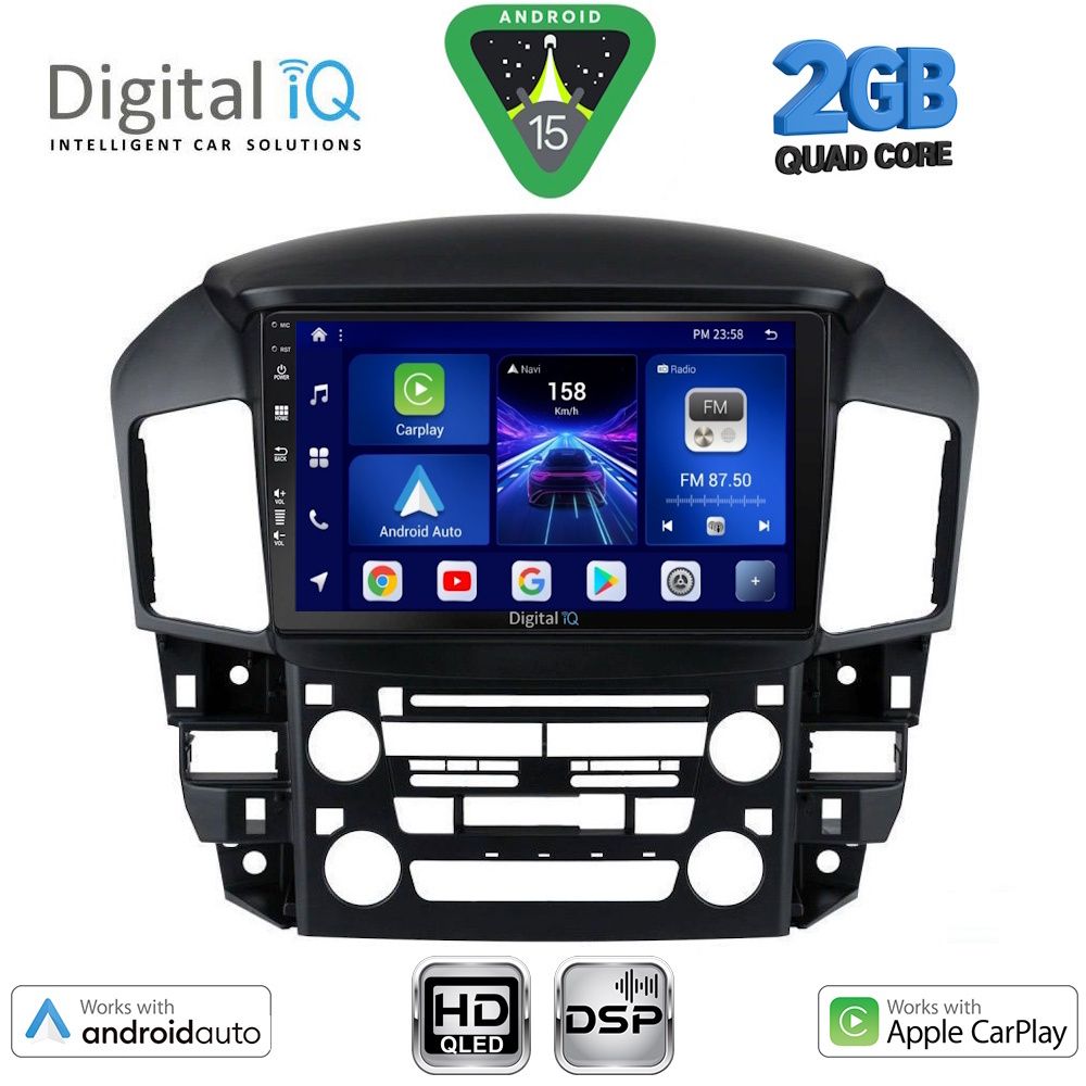 Βλησαρούλης Car Center - DIGITAL IQ BXC 3344_CPAA (9inc) MULTIMEDIA TABLET for LEXUS RX 300 mod. 1998-2003