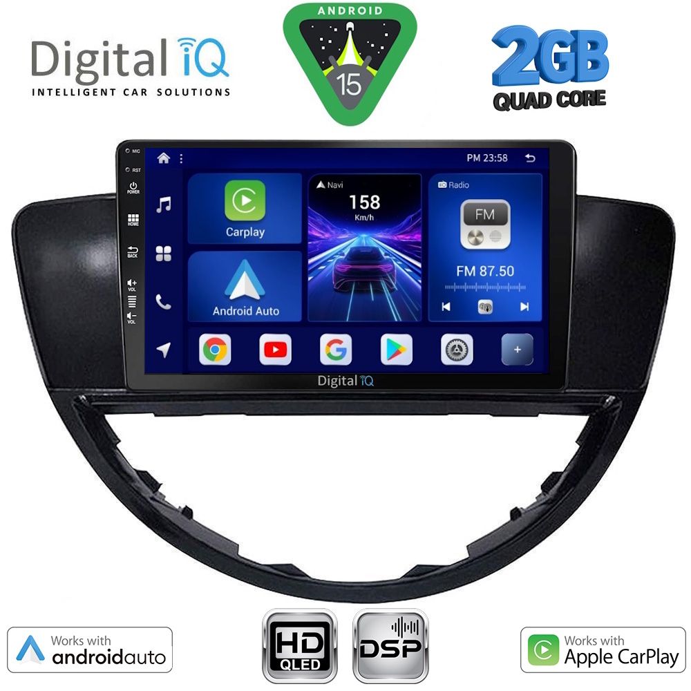 Βλησαρούλης Car Center - DIGITAL IQ BXC 3660_CPAA (9inc) MULTIMEDIA TABLET for SUBARU TRIBECA mod. 2007-2014