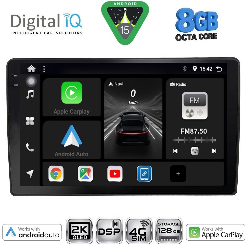 Βλησαρούλης Car Center - DIGITAL IQ BXF 11005_CPAA (10inc) MULTIMEDIA TABLET for AUDI A4 mod. 2008-2015