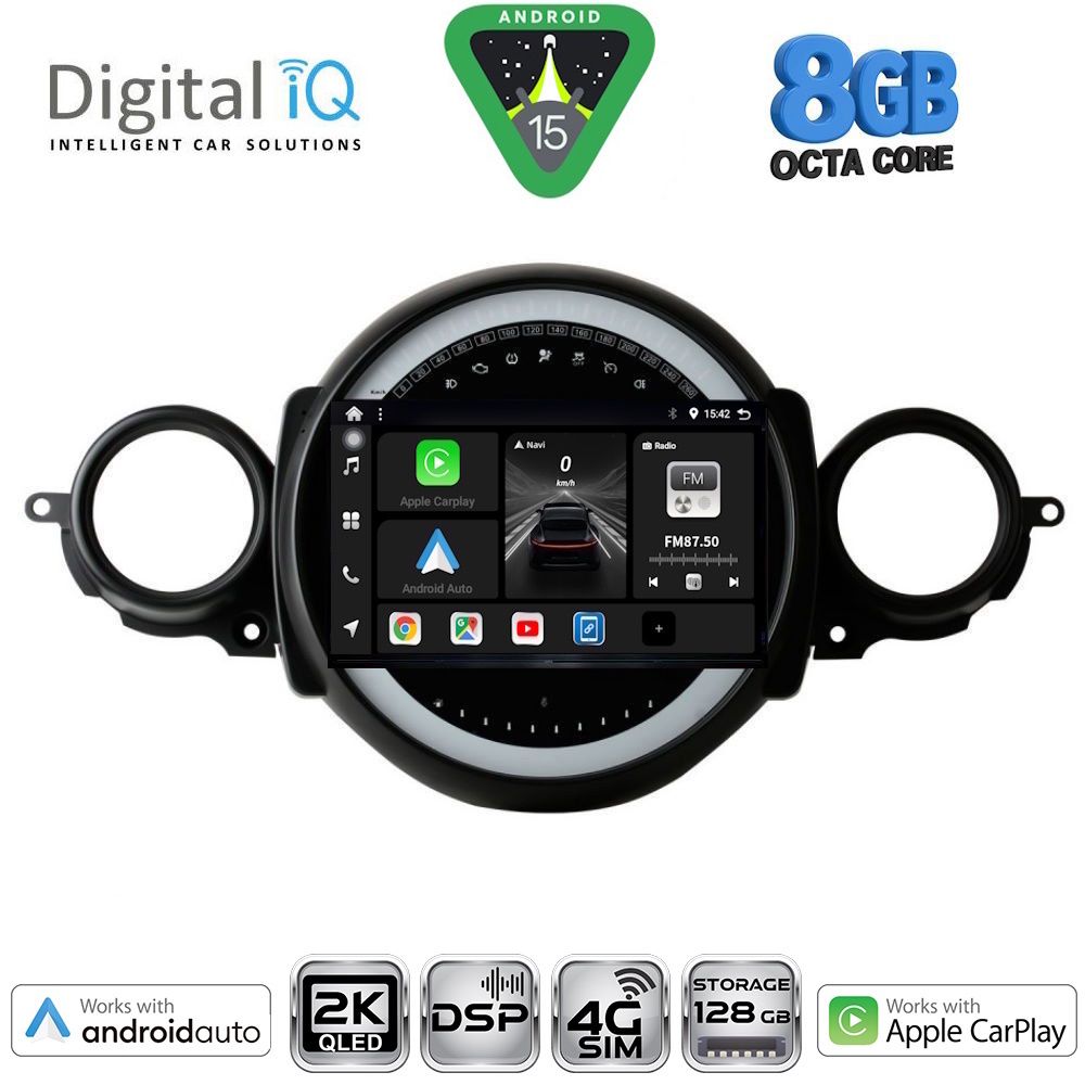 Βλησαρούλης Car Center - DIGITAL IQ BXF 11064_CPAA (9inc) MULTIMEDIA TABLET for MINI COOPER (R56-R57) mod. 2006-2014 - CLUBMAN (R55) mod. 2007-2014