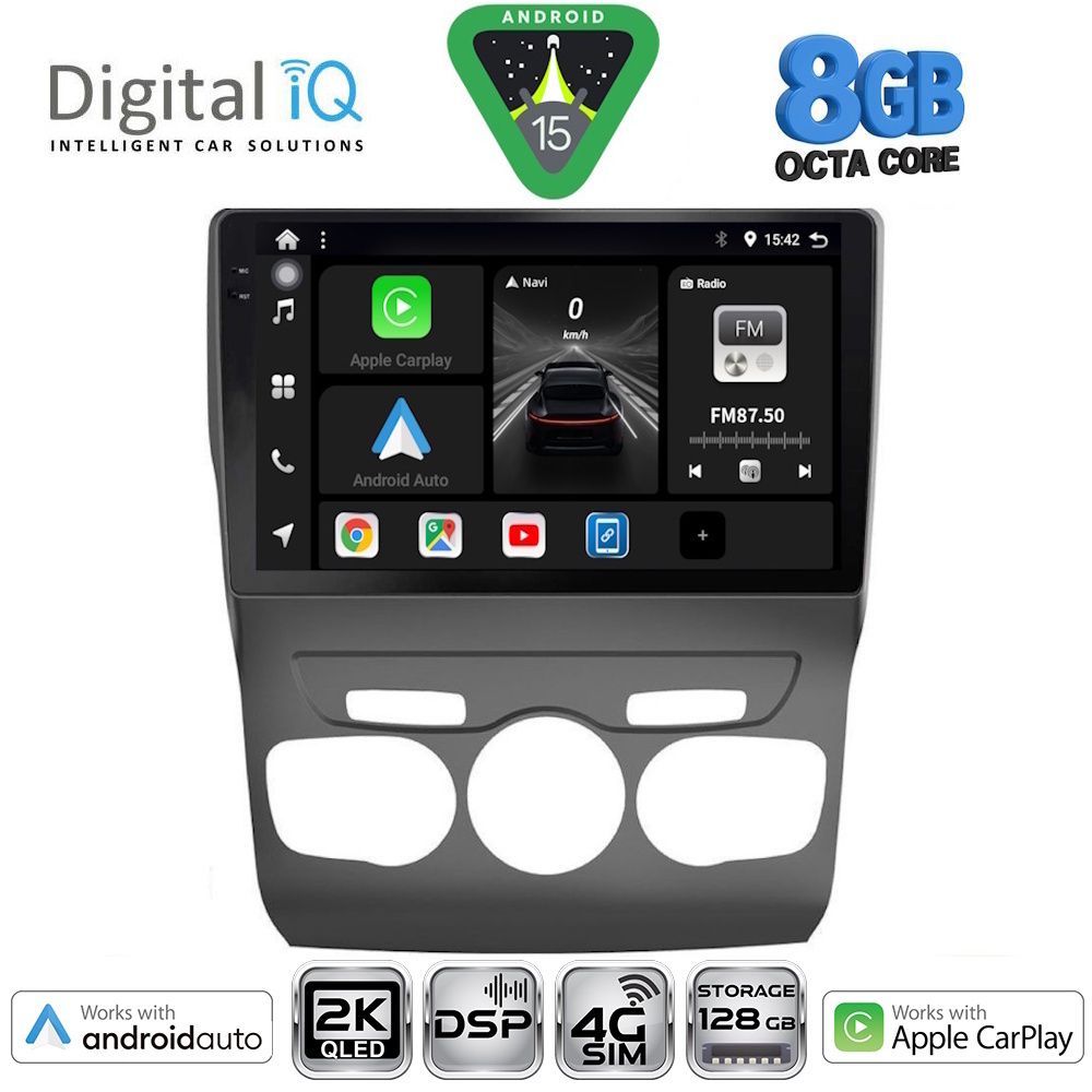 Βλησαρούλης Car Center - DIGITAL IQ BXF 11085_CPAA (10inc) MULTIMEDIA TABLET for CITROEN C4 -DS4 mod. 2011-2018