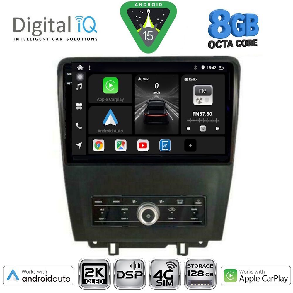 Βλησαρούλης Car Center - DIGITAL IQ BXF 11165_CPAA (9inc) MULTIMEDIA TABLET for FORD MUSTANG mod. 2010-2015
