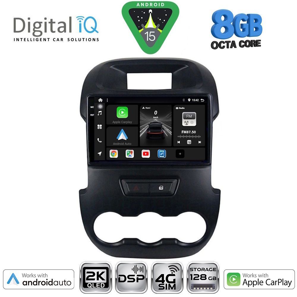Βλησαρούλης Car Center - DIGITAL IQ BXF 11171_CPAA (9inc) MULTIMEDIA TABLET for FORD RANGER mod. 2011-2015